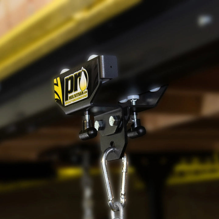 Black/Yellow Pro Mountings IB-010R I-Beam Roller Mount